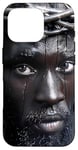 Coque pour iPhone 16 Pro Jésus Noir, Christianisme, Église, Christ, Jésus