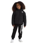 THE NORTH FACE Girl's Reversible Shasta F/Z Fleece Jacket, Tnf Black, 4 Years