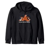 Disney Pixar Finding Dory Hank Ok Crazy Zip Hoodie