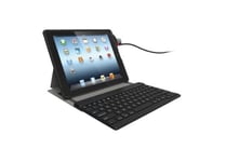 Kensington K67755 Keyboard KeyFolio, SecureBack, iPad Protective Case, Bluetooth Keyboard & ClickSafe Keyed Lock - for Apple iPad iPad 2 iPad 3rd Gen iPad 4th Gen