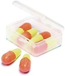 Lifeventure Unisex S Travel Foam Ear Plugs 3 Pairs Yellow And Orange One Size T