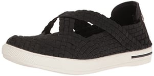 Bernie Mev Brooklyn Baskets Tendance pour Femme, Noir, 36 M EU, Noir, 36.5/37 EU