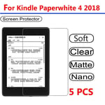 Clear Protective Film Screen Protector Matte Guard For Kindle Paperwhite 4 2018