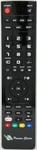 Replacement Remote Control for AKAI VS-A650EOH[VER.1], VCR