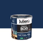 Peinture extérieure bois microporeux Julien bleu cobalt satin 2,5L