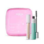 KIKO Milano Eyes: Energy Shake 36H Lasting Double Effect Mascara + Energy Shake Ginseng Metal Liquid Eyeshadow 01 | N.1 36H Lasting Double Effect Mascara + N.1 Ginseng Metal Liquid Eyeshadow 01