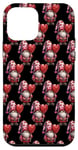 iPhone 12 mini Funny Valentines Gnome Dad Graphic With Red Heart Lollipops Case