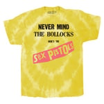 Sex Pistols Unisex Adult Never Mind The Bollocks Album Dip Dye T-Shirt - XL