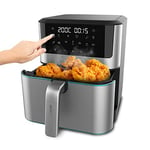 Cecotec Friteuse sans Huile de 8 L Cecofry Supreme 8000. Air Fryer de 1800 W, 10 Menus, Technologie Perfect Cook, Température Réglable 30ºC - 200ºC, Commande Tactile