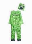 Minecraft Creeper Fancy Dress Costume 9-10 years Green Years