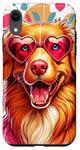 Coque pour iPhone XR Nova Scotia Duck Tolling Retriever Dog St Valentin Art