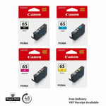 NEW & Original Canon CLI65 C.M.Y.K Original Ink Cartridges For Pixma Pro-200