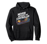 Never Without My Controller Retrogaming Video Game Gift Pullover Hoodie