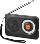 J-115 Radio Portable, Am/Fm Mini Radio De Poche, Aa Petite Radio A Pile Uniquement Transistor Radio Avec Une Bonne Qualité De Réception, Convivialité Pour Les Personnes Âgées