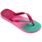 Havaianas Women's TOP Fashion Flip-Flop, Pink Lemonade, 1/2 UK