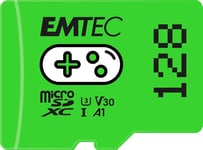 Carte Mémoire Microsd Gaming 128gb - Plus De Stockage De Jeux Et Vidéos - Ecmsdm128gxcu3g - Compatible Nintendo Switch - Green/Vert(Q914)