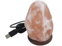 Salt Lamp Himalayan rock crystal usb lamp light pink mountain shape natural Lamp