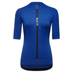 GORE WEAR Women's Breathable Cycling Jersey, Torrent, Fast Moisture Wicking, Short Sleeve Road Bike Style Cycling Shirt, Ultramarine Blue, 38