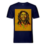 T-Shirt Homme Col Rond Bob Marley Hall Of Fame Art Star Reggae