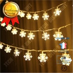 TD® Christmas LED String Lights Snow Flower Warm White Lighting Dekorativa lampor för fest Jul nyår 3M 20LEDs