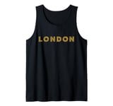 England Great Britain capital lettering London Tank Top