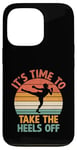 Coque pour iPhone 13 Pro It's Time To Take The Heels Of Kickboxing Kickboxer