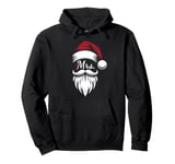 Santa Mrs And Mr Couples Matching Christmas Wife Husband Pjs Pullover Hoodie