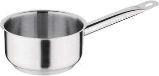 Vogue Stainless Steel Saucepan 70X140mm Cookware Casserole Cool Grip Handle, Si