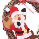 (Old Man)Front Door Wreath PVC Hristmas Window Wreaths Christmas Garland