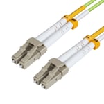 MicroConnect nettverkskabel - 25 m - limegrønn