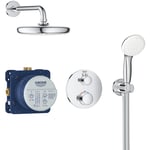 GROHE GROHTHERM PERFEKT DUSJSETT M/TEMPESTA HÅND- OG TAKDUSJ KROM