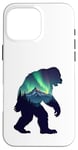 iPhone 16 Pro Max Bigfoot in the Forest Sasquatch Yeti Aurora Case