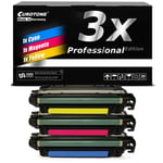 3x Pro Toner Replaces Canon 723C 723M 723Y CRG-723C CRG-723M CRG-723Y 723