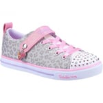 Skechers Childrens/Kids Twinkle Toes Sparkle Lite Leopard Shoes - 11.5 UK Child