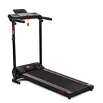 FITFIU Fitness MC-120C - Tapis de Course Pliable avec Vitesse réglable jusqu'à 10km/h, Surface de Course 36x110cm, avec écran LED, fréquence Cardiaque, écran LCD