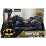 BATCYCLE 2 en 1 Transformable - BATMAN - Cascades aériennes - Figurines 30 cm - Dès 4 ans