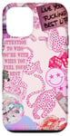 iPhone 15 Preppy Pink Cheetah Star Smile Face Collage Cute Aesthetic Case