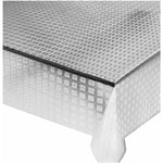 Nappe Transparente Au Mètre H140 Moderne AntiTaches Plastifié Couverture de Table en Pvc Brillant - DIS.17