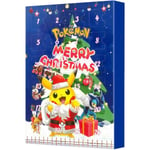 Pokemon 2024 Julkalender för Barn, (Uppgraderad Version) 24 Presentbitar - Slumpmässig Stil (Blind Box), Adventskalender för Barn Blue C