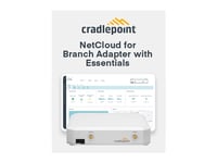 Cradlepoint W-Series 5G Wideband Adapter W1850-5Gb - Router - Wwan 2.5Gbe, Lte - 4G, 5G - Väggmonterbar - Med 1-Års Netcloud Branch 5G-Adapter Grundläggande Plan