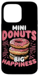 Coque pour iPhone 14 Pro Max Mini beignets, Big Happiness Mini Donuts