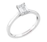 Midem Stockholm enstens diamantring 1,00ct vitguld