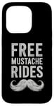 Coque pour iPhone 15 Pro Free Moustache Rides Moustache Face Sitting