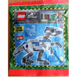 POLYBAG LEGO FIGURINE JURASSIC WORLD FOIL 122225 DINOSAURE BLUE RAPTOR