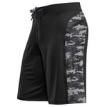 ZWPY Summer Cycling Shorts Men Solid Casual Beach Shorts Loose Leisure Beach Wear Sportswear Bottoms Gyms Fitness Bodybuilding Short,XXL