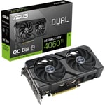 Asus GeForce DUAL-RTX4060TI-O8G-EVO -näytönohjain