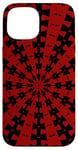 iPhone 15 Starlight Beam With Dovetail Pattern Black Cut Out Case