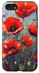 iPhone SE (2020) / 7 / 8 Red Poppies Flowers In A Field Case