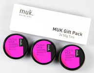 Filthy Muk Triple Hair Wax Gift Pack 3x Tins of 50g Firm Hold Paste (£6.65 each)