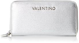 Valentino by Mario Divina, Portefeuilles femme, Argenté (Argento), 2.5x10.5x14.5 cm (B x H T)